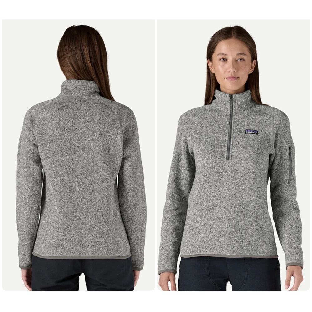 PATAGONIA Women's Better Sweater 1/4-Zip Fleece Pullover Recycled Fabric Size S